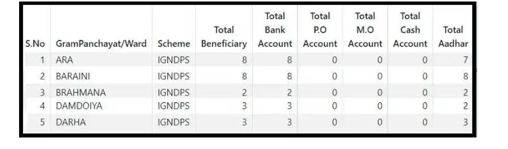 viklang pension list 2023