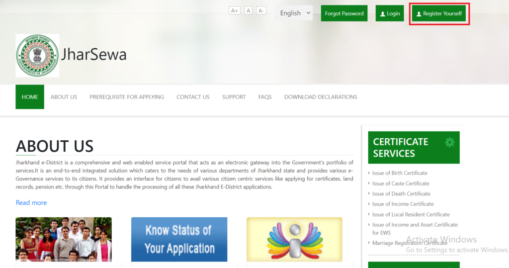 how to apply for Jharkhand Viklang Pension